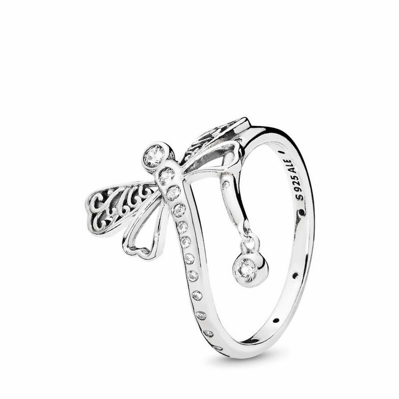 Pandora Dreamy Dragonfly Stackable Ring NZ, Sterling Silver (297385-ZUK)